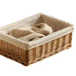 Panier en rotin tissé à la main, écologique, design flexible, pour la maison, panier de rangement - Product Image 1