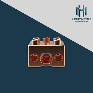 Bloc de distribution en cuivre usiné VMC de précision durable, borne de puissance haute résistance pour usage électrique et industriel - Product Image 6