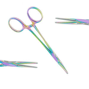 คีมหนีบเคลลี่เฮมโมสเตท5.5 "หูล็อคตรงสีรุ้งสำหรับผ่าตัด - Product Image 5