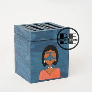 Exportaciones descaradas de lujo árabe epoxi Mobkhar madera Bakhoor Set Mubkhar quemador de incienso con la mejor calidad impresa para uso aromático - Product Image 1