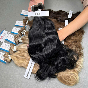 Bande de cheveux bruts vietnamiens de haute qualité dans la fin des cheveux prix attractif complet pas de perte de couleurs mélangées expédition mondiale - Product Image 3