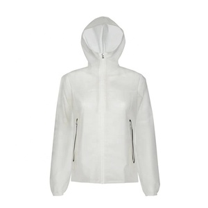 Veste de pluie légère à capuche pour femme, imperméable, légère, équitation - Product Image 1