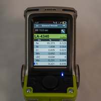 Analyseur XRF portatif Niton XL5 Plus d'occasion pour le test des catalyseurs avec contacts électriques et matériaux de contact