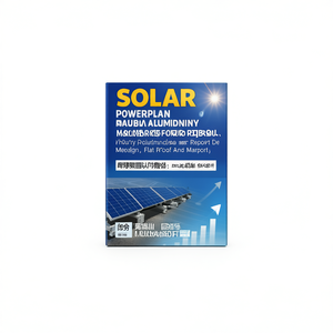 Conception et rapport de la structure de support en alliage d'aluminium PowerPlan pour toits plats et abris de voiture - Product Image 1
