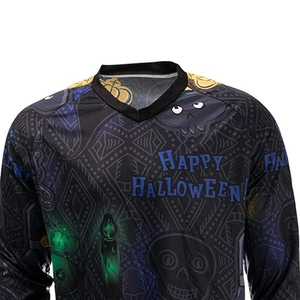 Dernier modèle de maillot VTT Vêtements de sport personnalisés avec nom d'équipe imprimé Léger et extensible à un prix - Product Image 5