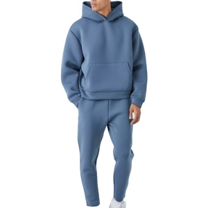 Jogging évasé empilé avec ensemble de sweat à capuche surdimensionné personnalisé survêtement Baggy survêtement homme survêtement homme surdimensionné - Product Image 5