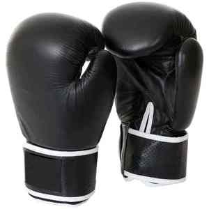 Gants de boxe d'entraînement extérieur respirants en cuir et polyester, design personnalisé de haute qualité 2026, fermeture à lacets, gants de sport - Product Image 1