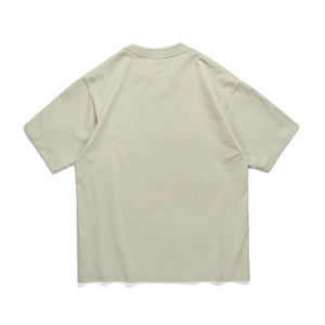 Camisetas de Estilo Urbano con Lavado Ácido y Logotipo Personalizado, Camisetas de Algodón 100% Pesado, Estilo Hip Hop, Camisetas Lisas Extra Grandes de Punto Rizado - Product Image 2