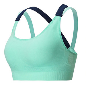 Soutien-gorge de sport haute performance pour grandes tailles avec logo frontal, conçu pour offrir une couverture complète et un maintien solide lors des activités physiques - Product Image 1