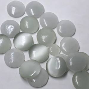 2025, venta al por mayor, piedras de cristal de Monalisa blancas naturales, hechas a mano, pera ovalada, forma de cojín elegante, collar, decoración artesanal, uso doméstico - Product Image 3