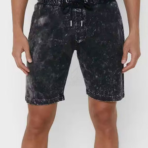 Pantalones cortos lavados con ácido para hombre, 100% algodón, transpirable, informal, con el mejor material, novedad - Product Image 5