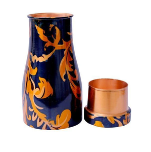 Elegante botella de agua de cobre Accesorios para bebidas Producto de alta calidad Botella de agua de cobre impresa - Product Image 2