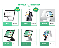 Machine de kiosque de paiement automatique à écran tactile de système de position de commande automatique de double écran de 15.6 pouces pour le restaurant