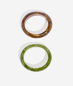 Exaggerated Vintage Resin Acrylic Bangle for Women Jewelry Korean Cuff Bangles <b>Bracelets</b> Designer Round New Acrylic Bangles - Product Image 4