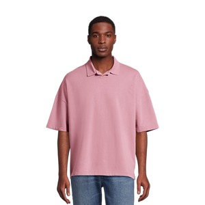 Camiseta de poliéster extragrande para hombre, con logotipo bordado personalizado, tejido de punto liso para golf, estampado completo personalizado, de secado rápido, manga corta - Product Image 5