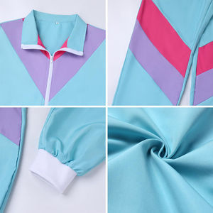 Top Trending alta calidad personalizado Unisex chándal hombres Casual estampado cortavientos sin capucha elegante nuevo traje deportivo en blanco - Product Image 6