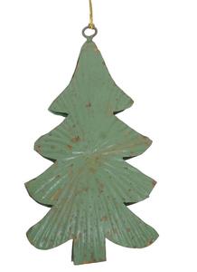 Aspecto de estrella Acabado verde Adornos colgantes de Navidad Decoración Estaño Hierro Estrella Adorno colgante - Product Image 2