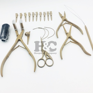 Top Deal Kit de herramientas de extensión de cabello de melocotón Alicates de extensión de cabello Clips de extensión de cabello Agujas en forma de C Micro cuentas Loop bolsa de visón - Product Image 3