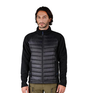 Vente en gros Doudounes pour homme avec fermeture éclair et col montant deux poches en coton rembourré Vêtements de rue Veste rembourrée d'hiver pour adulte - Product Image 1