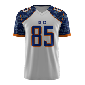 Bandera sublimación impresa fútbol americano Jersey 100% poliéster personalizado nombre del equipo Logo jóvenes hombres fútbol Jerseys - Product Image 3