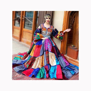 Kuchi afghani robe afghani costume ethnique Afghan traditionnel Kuchi costumes tribal Afghanistan robes Peshawar Pakistan - Product Image 6