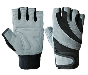 Prix de gros Gants de gymnastique pour hommes Nouveau logo personnalisé Gants d'haltérophilie à demi-doigts - Product Image 5