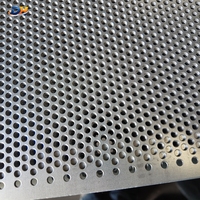 Lámina Metálica Perforada Galvanizada, Panel Perforado con Orificios Redondos, Lámina de Acero, Filtro, Rejilla de Ventilación