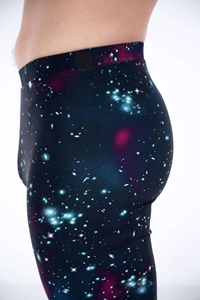 Men's Running <b>Tights</b> Sports Male Fitness Training Quick Dry Black galaxy Print Leggings Casual Jogger Pants - Product Image 4