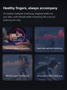 Meilleure bague connectée de suivi de santé, étanche 5ATM, autonomie de 5 jours, moniteur de fréquence cardiaque, d'oxygène sanguin et de sommeil pour les passionnés de fitness et de gym - Product Image 4