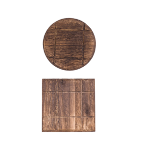 Salvamanteles de madera hecho a mano Mesa de cocina decorativa natural de alta calidad forma cuadrada redonda pieza diferente mejor diseño - Product Image 1