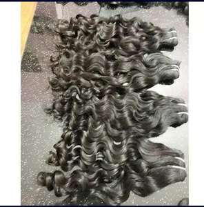 Paquets de cheveux indiens bouclés naturels avec cuticules alignées cheveux bruts du temple extensions de cheveux humains non traités à double tirage - Product Image 3