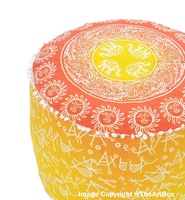 Pouf confortable indien assis bouffées salon belle chaise de repose-pieds ottoman Hippie pour la maison jardin utilisation