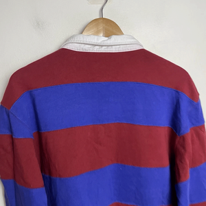 Jersey de algodón informal para hombre de Venta caliente para Polo de manga larga con cuello blanco rayas multicolores 100% algodón sólido - Product Image 5