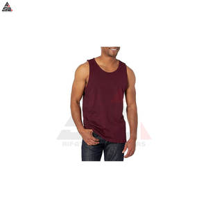 Service OEM, débardeur de sport décontracté en maille respirante personnalisé pour hommes - Polyester/coton de haute qualité, couleurs personnalisées, logo, musculation - Product Image 5