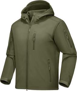 Veste de ski softshell professionnelle personnalisée de haute qualité, col montant, coupe-vent et durable pour les activités de plein air en hiver - Product Image 1