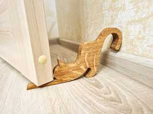 Luxury Handmade Wooden <b>Door</b> Stopper Custom Engraved Logo <b>Heavy</b>-Duty <b>Door</b> Wedge for Interior <b>Doors</b> Home Office Hotel Decoration - Product Image 6