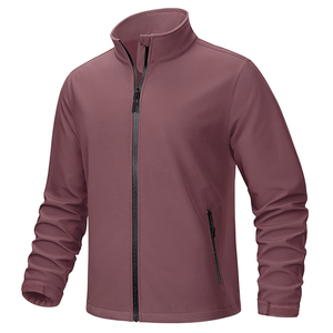 New Style plain Design one color Softshell <b>Jacket</b> <b>Men</b> Windproof Comfortable Uniform Quick Dry <b>Soft</b> <b>Shell</b> <b>Jacket</b> - Product Image 2