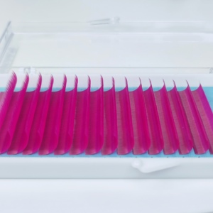 Promade D 0,10 Mixed 8-15 Extensiones de pestañas de abanico de color rosa Hecho en Vietnam - Product Image 3