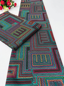 Elegante estampado de cera africana y tela de algodón Ankara Dakar Material Premium para manualidades de ropa y proyectos de moda - Product Image 1