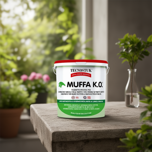 TECNOSTUK Muffa K.O. Primaire isolant thermique anti-moisissure 3L, assainissant et neutralisant, blanchissant pour murs - Product Image 3