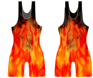 เสื้อกล้ามมวยปล้ำซับลิเมชันออกแบบได้ตามต้องการสำหรับผู้ชายเด็กและเยาวชนอุปกรณ์การแข่งขันมืออาชีพผ้ายืดเครื่องแบบต่อสู้ที่ทนทาน - Product Image 3