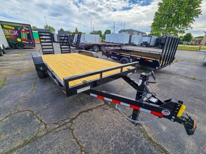 Tilt Bed <b>Flatbed</b> Trailer Hydraulic Post Loader Trailer Machinery Hauling Platform for <b>Truck</b> Transport - Product Image 6