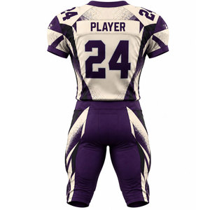 Uniforme de Fútbol Americano Ligero y Transpirable de Poliéster, Diseño Personalizado de Primera Calidad con Colores y Tallas a Medida - Product Image 3