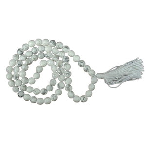 High Quality Stone Mala Howlite Beads <b>Healing</b> Natural Mala <b>Crystal</b> <b>Necklace</b> Beads 108 Natural Gemstone <b>Crystal</b> Mala Wholesalers - Product Image 1