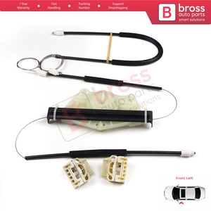 Juego de reparación de regulador de ventanilla eléctrica BWR401 puerta delantera izquierda para Fabia MK1 1999-2008 4/5 puerta Praktik Van 6Y1837461 - Product Image 3
