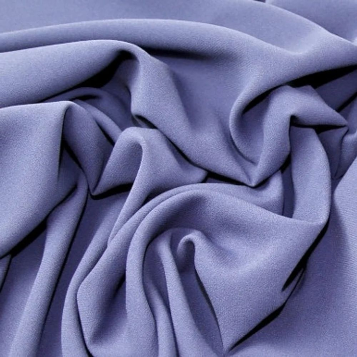 Premium Plain Crepe Fabric Ideal for Custom Dressmaking and Elegant Home Decor Projects