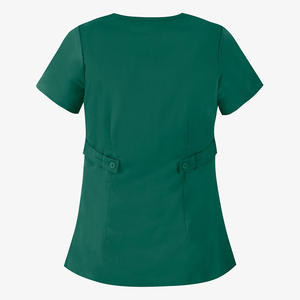 Blouse médicale pour femmes, 100% polyester, jersey, manches courtes, tendance - Product Image 2
