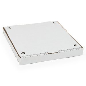 Recycled Corrugated Cardboard Square Pizza Boxes White & Kraft with Embossing Telescope Design for Food Square Box Type - Product Image 5