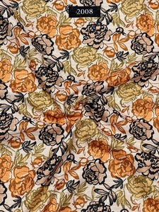 Vente en gros de tissu de dentelle de polyester à impression numérique Dupatta pour mariage sacs à rideaux - Product Image 5