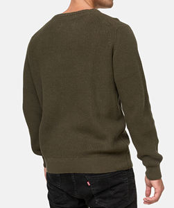 OEM/ODM Sweat-shirt à col rond en pur coton épais Sweat-shirt décontracté à manches longues avec logo brodé personnalisé Sweat-shirt - Product Image 2